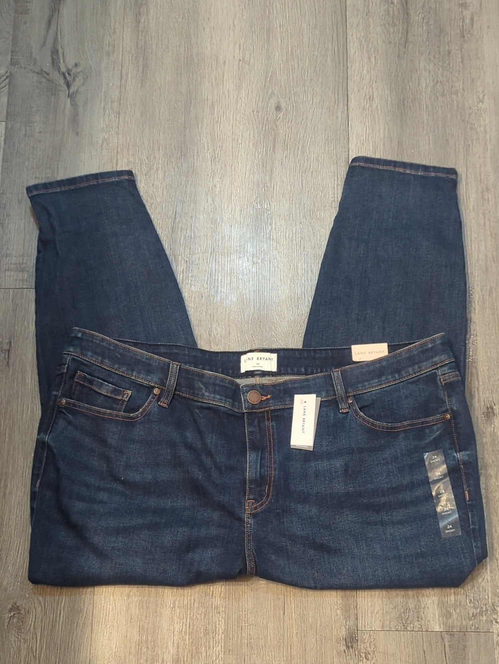 Lane Bryant Navy Slim Stretch Skinny Jeans NWT